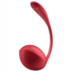 Satisfyer Shiny Petal - hordható rádiós vibrotojás (piros)