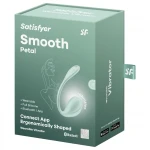 Satisfyer Smooth Petal - hordható app-vezérelt vibrotojás (zöld)