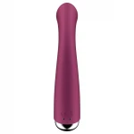 Satisfyer Spinning G-Spot 1 - forgó fejes G-pont vibrátor (piros)