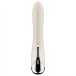 Satisfyer Spinning Vibe 1 - forgó fejes G-pont vibrátor (bézs)
