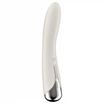 Satisfyer Spinning Vibe 1 - forgó fejes G-pont vibrátor (bézs)