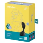 Satisfyer Sweet Seal - app-vezérelt anál vibrátor, vízálló (fekete)