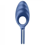 Satisfyer Swordsman - akkus, vibrációs péniszgyűrű (kék)