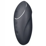 Satisfyer Tap & Climax 1 - 2in1 csiklóizgató és vibrátor (fekete)