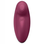 Satisfyer Tap & Climax 2 - 2in1 csiklóizgató és vibrátor (piros)