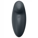 Satisfyer Tap & Climax 2 - 2in1 csikló vibrátor, csiklóizgató (szürke)