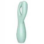 Satisfyer Threesome 3 - akkus csikló vibrátor, csiklóizgató (menta)