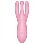 Satisfyer Threesome 4 - app-vezérelt csiklóvibrátor, csiklóizgató (pink)