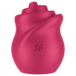 Satisfyer Tongue Twister - forgó nyelves csiklóizgató vibrátor (piros)