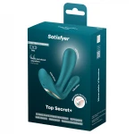 Satisfyer Top Secret+ - 3 ágú, hordható vibrátor (zöld)