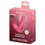 Satisfyer Top Secret+ - viselhető G-pont- és anál vibrátor (rózsaszín)