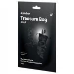 Satisfyer Treasure Bag L - diszkrét szexjáték tároló táska - közepes (fekete)