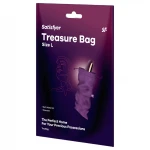 Satisfyer Treasure Bag L - diszkrét szexjáték tároló táska - közepes (lila)