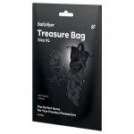 Satisfyer Treasure Bag XL - diszkrét szexjáték tároló táska - nagy (fekete)