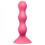Satisfyer Triple Ball-R - gyöngyös anál dildó (piros)