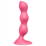 Satisfyer Triple Ball-R - gyöngyös anál dildó (piros)