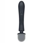 Satisfyer Triple Lover - G-pont és masszírozó wand vibrátor (fekete)