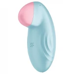 Satisfyer Tropical Tip - app-vezérelt csiklóvibrátor, csiklóizgató (kék)