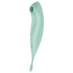 Satisfyer Twirling Pro - app-vezérelt csiklóvibrátor, csiklóizgató (menta)