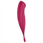 Satisfyer Twirling Pro - app-vezérelt csiklóvibrátor, csiklóizgató (piros)
