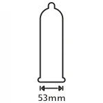 Secura Extra Fun - pontozott óvszer - 53 mm (12 db)