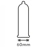 Secura Padlizsán - extra nagy óvszer - 60 mm (100 db)