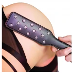 Sei Mio - fémszegecses BDSM paskoló (fekete)