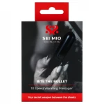Sei Mio - halk, diszkrét mini vibrátor (fekete)
