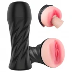Sex HD Marcus - élethű műpunci tokban maszturbátor (fekete-natúr)
