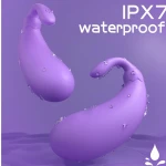 Sex HD - padlizsán formájú vibrotojás (lila)