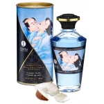 Shunga - melegítő erotikus masszázsolaj kókusz illattal (100 ml)