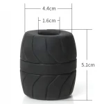 Perfect Fit - SilaSkin Ball Heregyűrű és nyújtó (fehér)