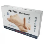 Silexd Apollo - férfi torzó dildóval (testszínű)