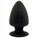 Silexd M - alakítható anál plug - 11 cm (fekete)