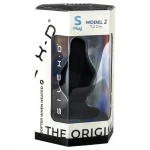 SILEXD Model 2 - hőre reagáló szilikon anál plug (fekete) - S
