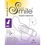 SMILE Finger - hullámos, szilikon csiklóizgató ujjvibrátor (lila)
