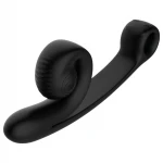 Snail Vibe Curve - 2in1 csiklóizgató vibrátor (fekete)