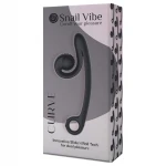 Snail Vibe Curve - 2in1 csiklóizgató vibrátor (fekete)