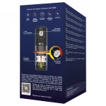 Snail Vibe Ikon Spark - automata maszturbátor férfiaknak (fekete)