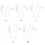 Strap-on-me M - kétrétegű, tapadókorongos dildó (testszínű)