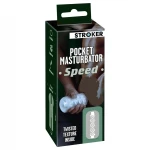STROKER Speed - műpopsi maszturbátor férfiaknak (átlátszó)