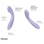 Svakom Margot - 2 motoros G-pont vibrátor (lila)