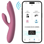 Svakom Trysta Neo - mozgógolyós nyuszis csiklókaros vibrátor (pink)