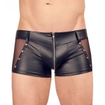 Svenjoyment - fényes cipzáros férfi boxer (fekete)