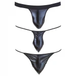 Svenjoyment - fekete férfi tanga szett, 3 részes (S-L)