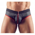 Svenjoyment - nyitott férfi alsó, jockstrap fehérnemű (fekete)