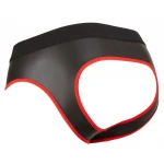 Svenjoyment - nyitott férfi alsó, jockstrap fehérnemű (fekete)