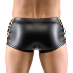 Svenjoyment - oldalt fűzős fényes férfi boxer (fekete)