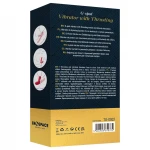 Erospace Sweet Play - 2in1 lökő és csiklóizgató vibrátor (piros)