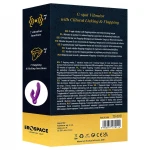 Erospace Sweet Play - nyelves csiklóizgató és bólogató G-pont vibrátor (lila)
